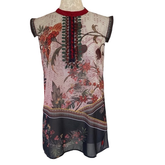 Desigual Oman blouse tunic size medium - Picture 2 of 9